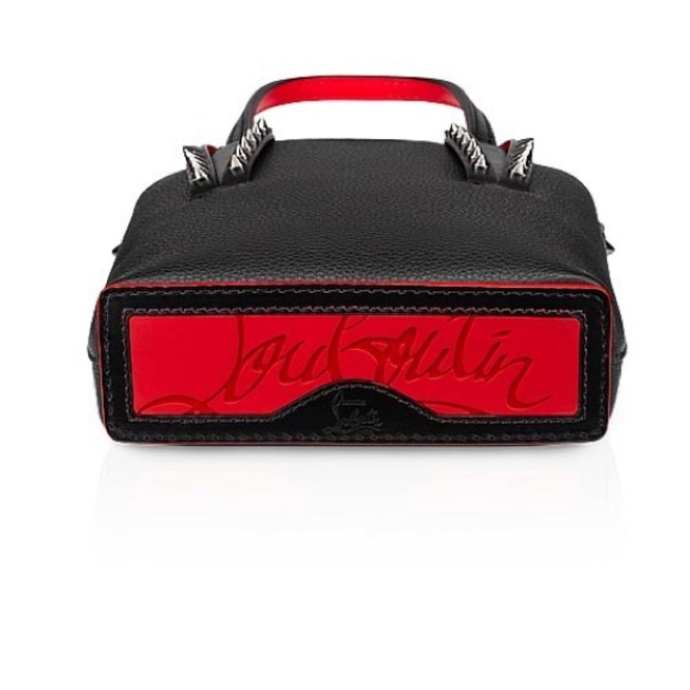 Christian Louboutin Cabata Mini Spiked Tote Black/Red | Sold Out Online | NWOT - Picture 4 of 12